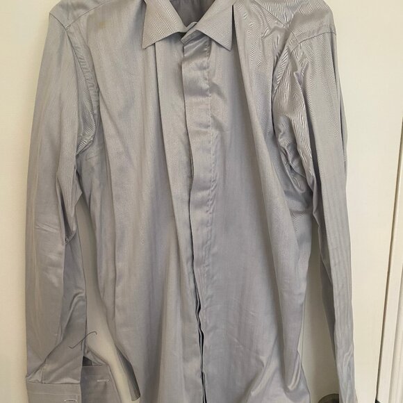 Custom-Tailored Classic Silver Grey Tuxedo - Picture 5 of 16
